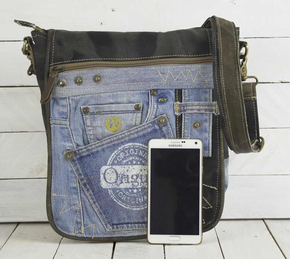 Sunsa Damen Messenger Tasche - blau