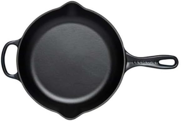 Le Creuset Gusseisen Bratpfanne 26 cm Schwarz matt | emailliert | Induktion | Made in France