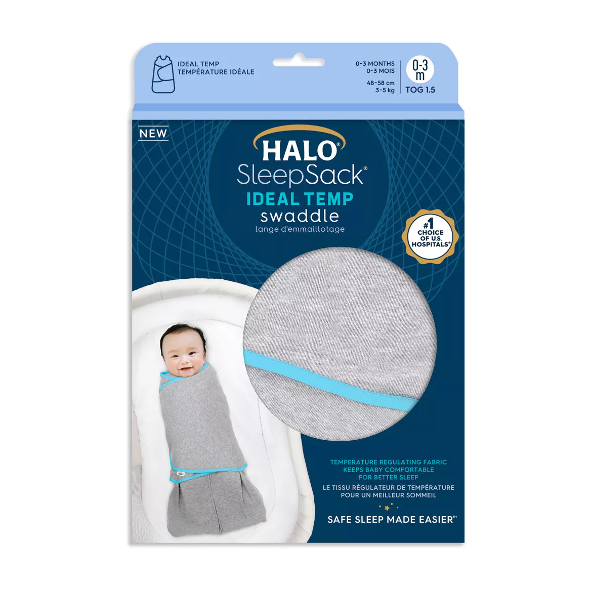 HALO SleepSack Swaddle "IdealTemp" 3-6 Monate