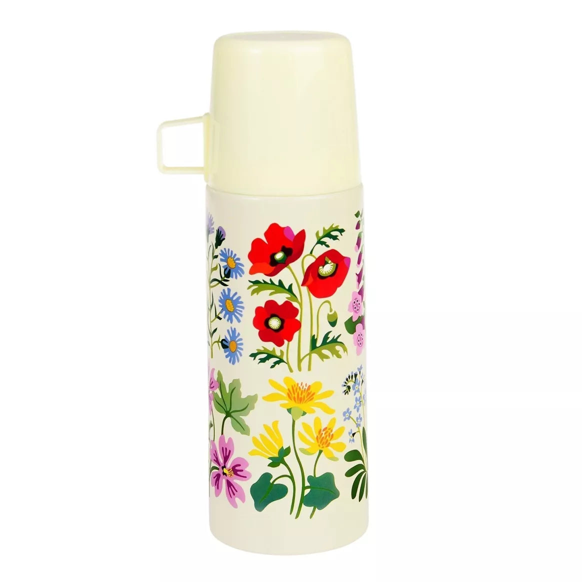 Rex London Isolierflasche „Wilde Blumen“ mit Tasse – 350 ml