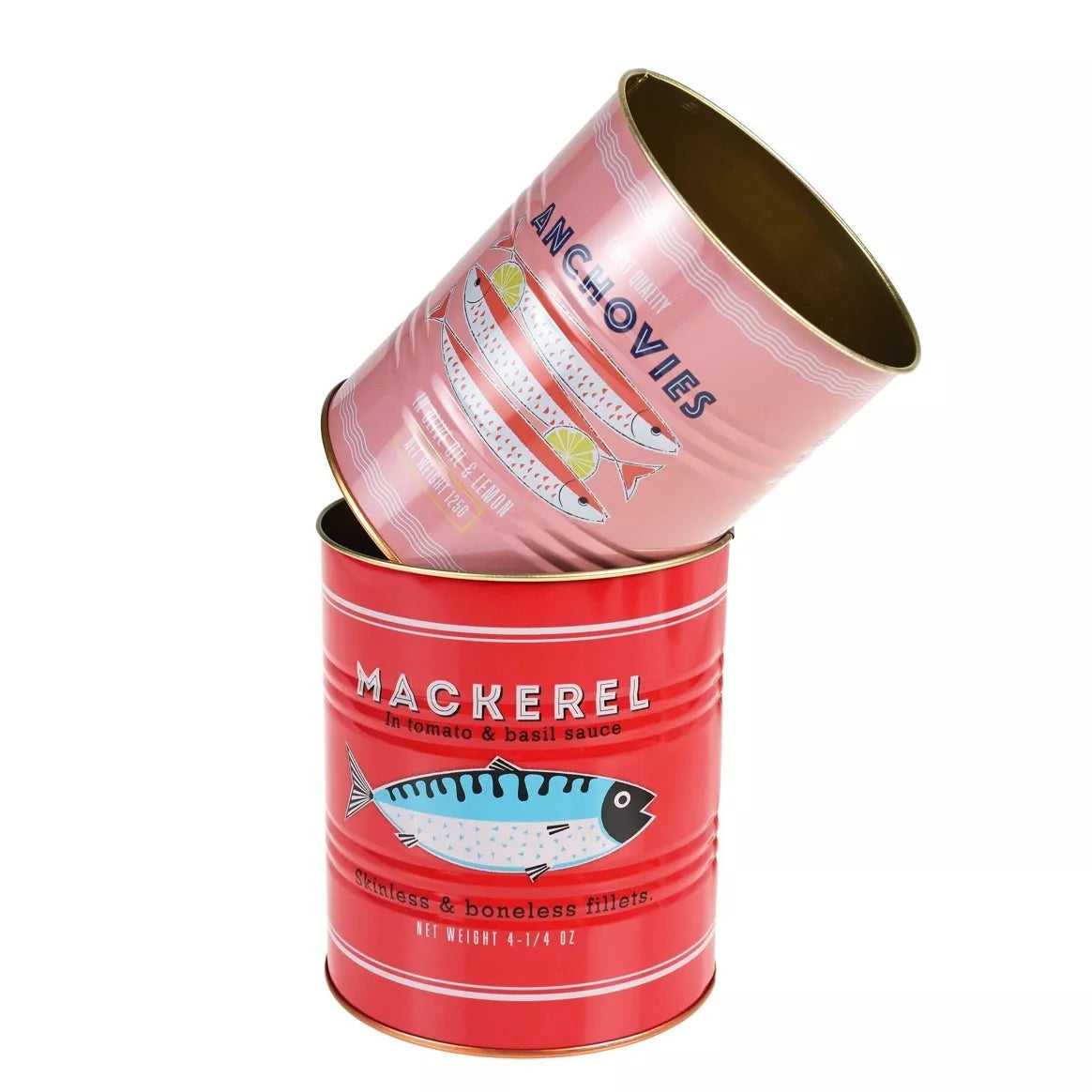 Rex London Vorratsdosen (2er-Set) – Fisch-Design