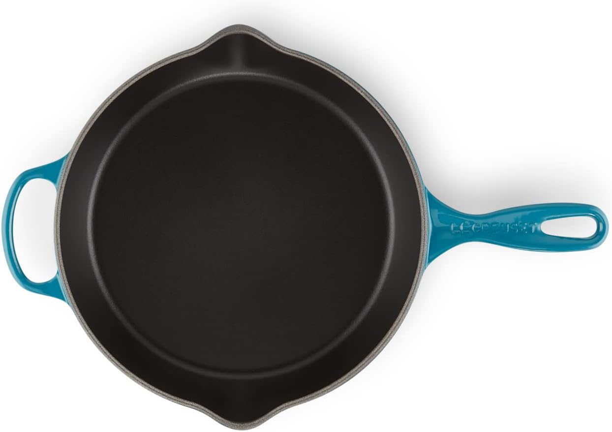 Le Creuset Gusseisen Bratpfanne 26 cm Deep Teal – 2 L, Induktion, Antihaftbeschichtung