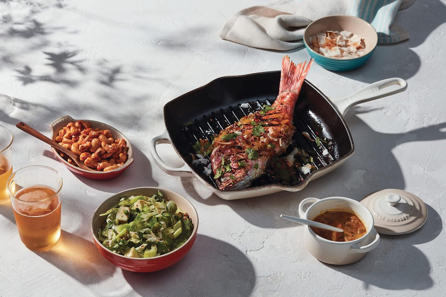 Le Creuset Signature Gusseisen-Grillpfanne 26 cm – Flint