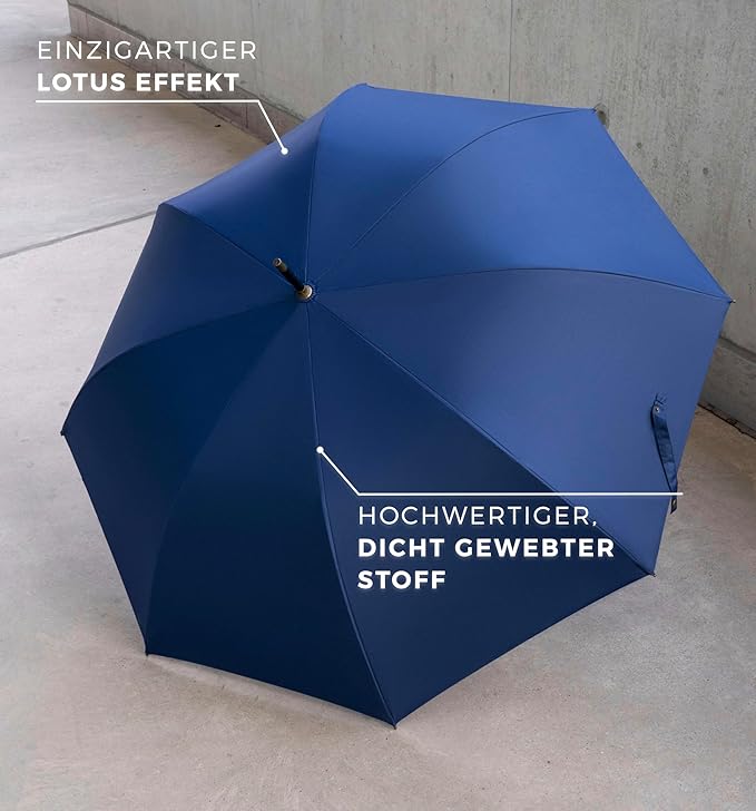 Sapor Design Stockschirm XXL - Blau/Modern