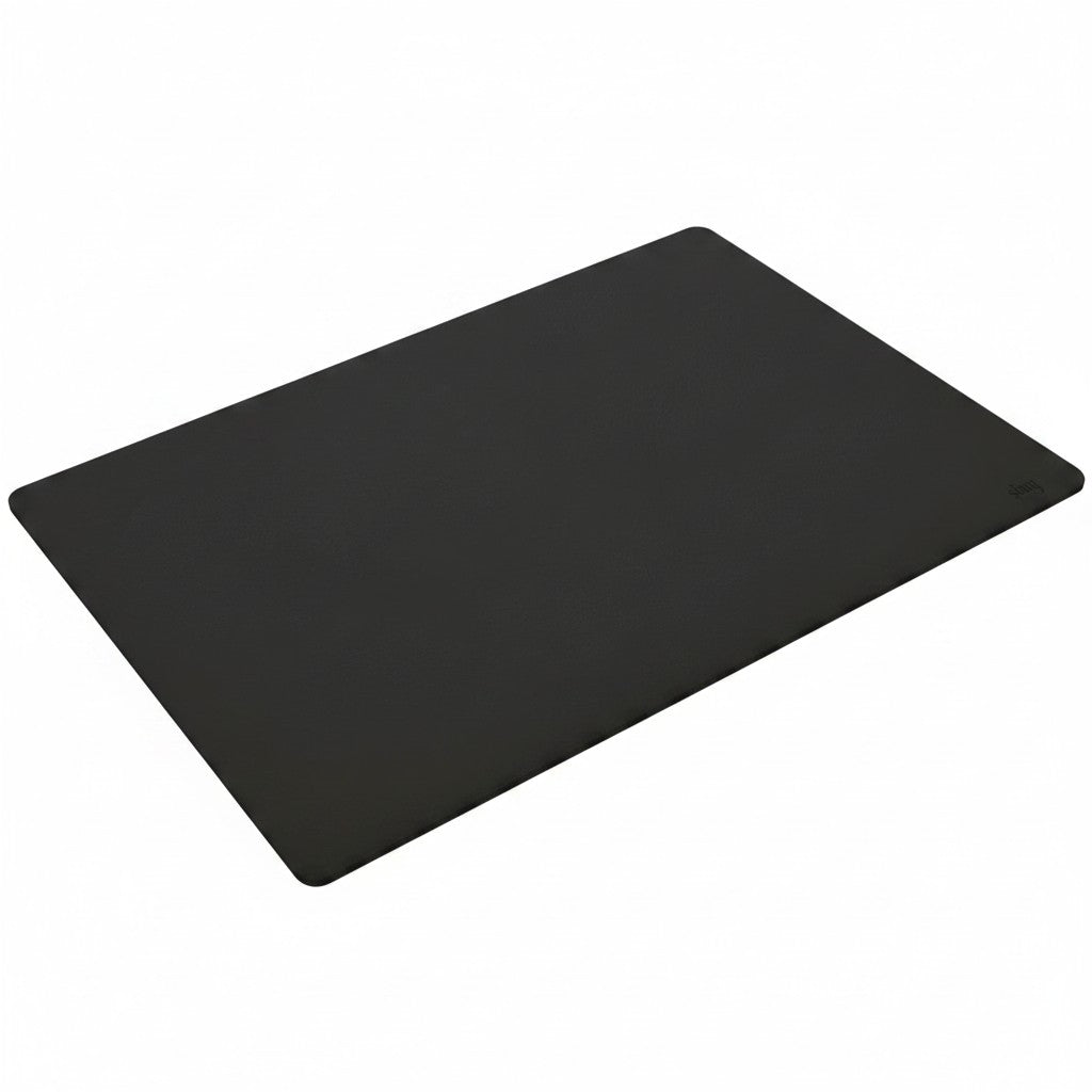silwy® Metall-Matte 36 x 27 cm Schwarz Leder-Look