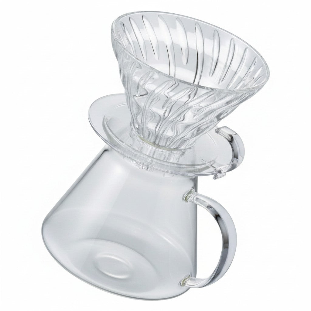 HARIO V60 Brühset Glas 600 ml Pour Over Set