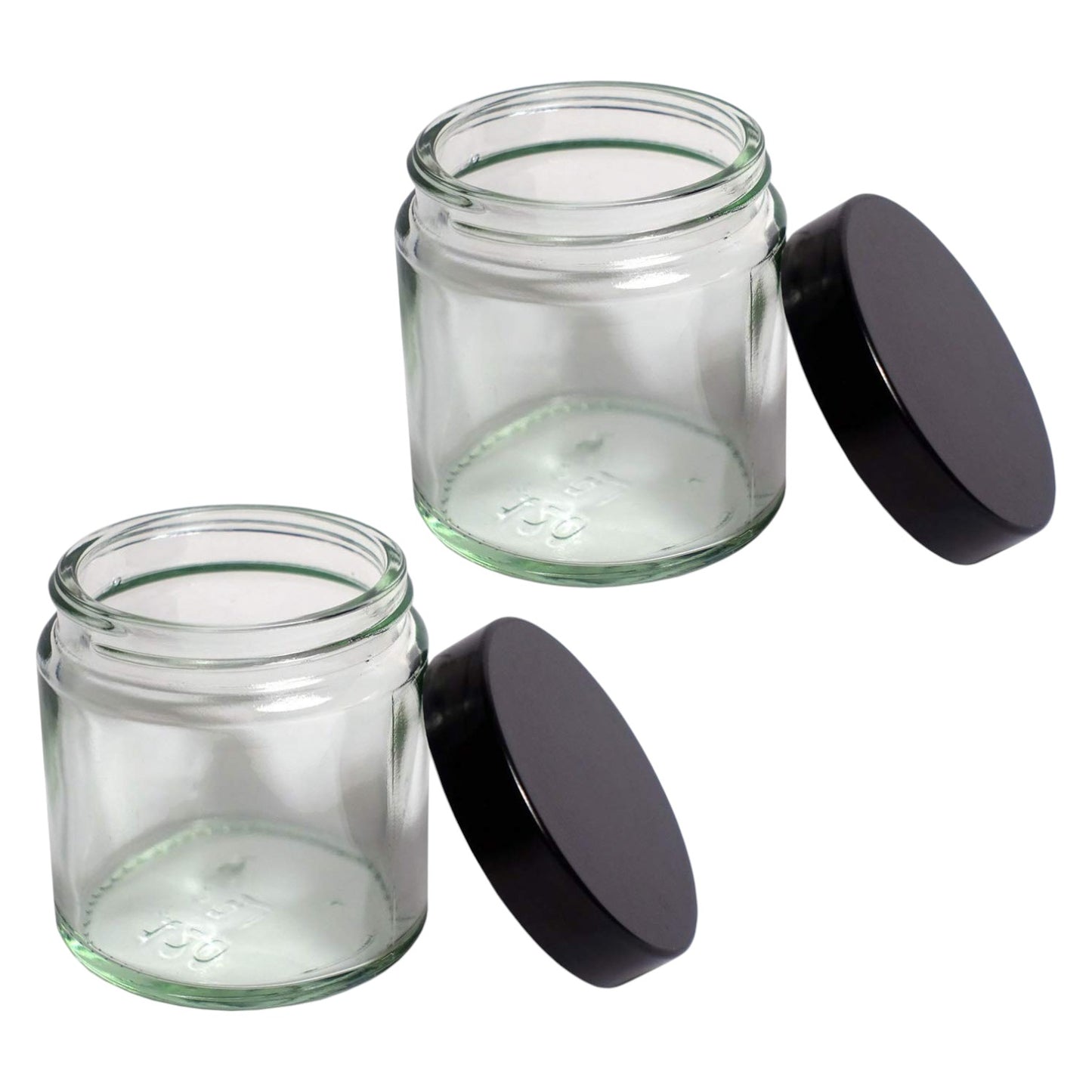 Comandante Ersatzglas mit Deckel (2 STK.) für C40 MK3/MK4 Kaffeemühle - Transparent
