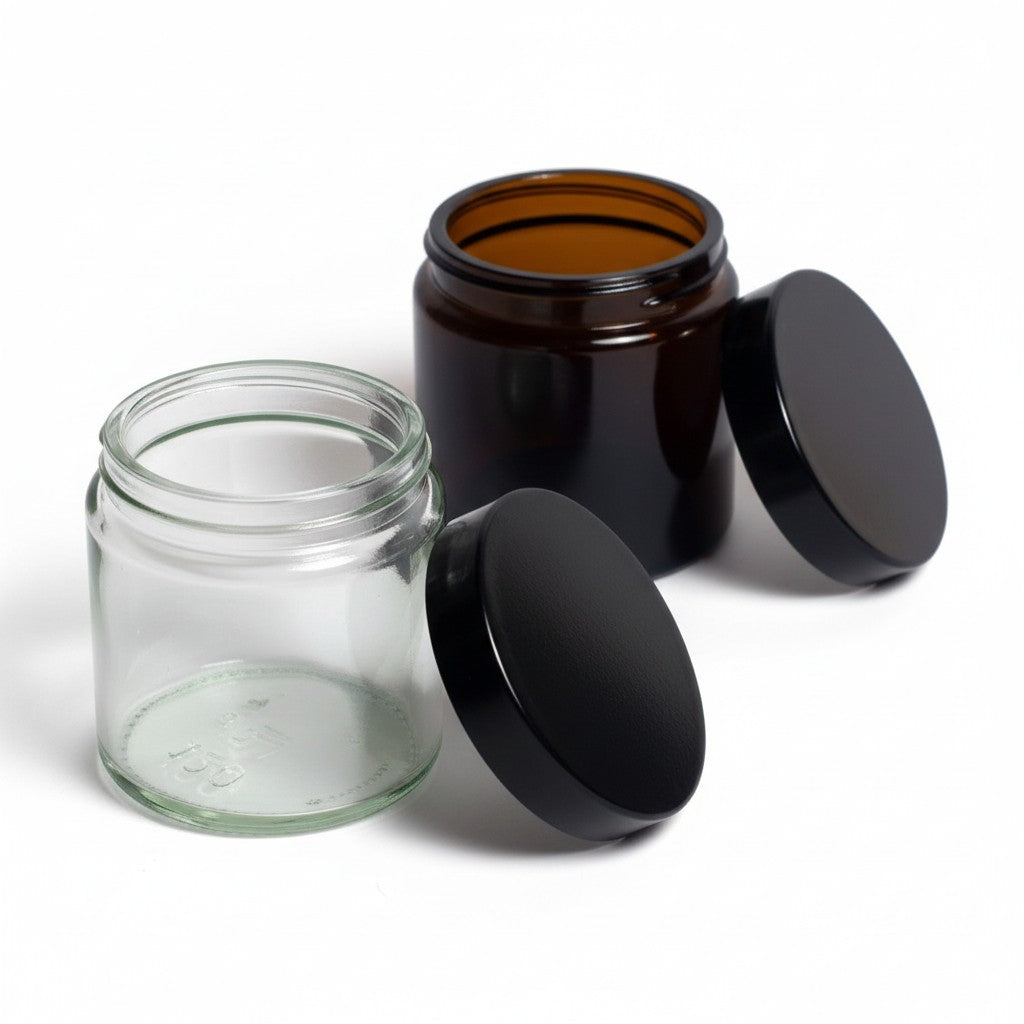 Comandante C40 MK3 Ersatzglas Set 2er – Klarglas & Braunglas mit Deckel