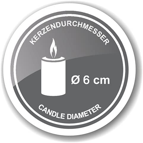 Edzard Adventskranz Milano Up, Edelstahl glänzend vernickelt