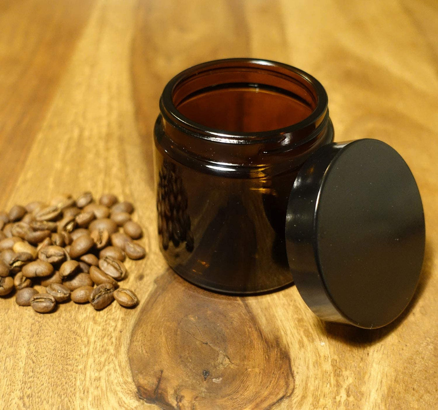 Comandante Ersatzglas mit Deckel (2 STK.) für C40 MK3/MK4 Kaffeemühle - Braun