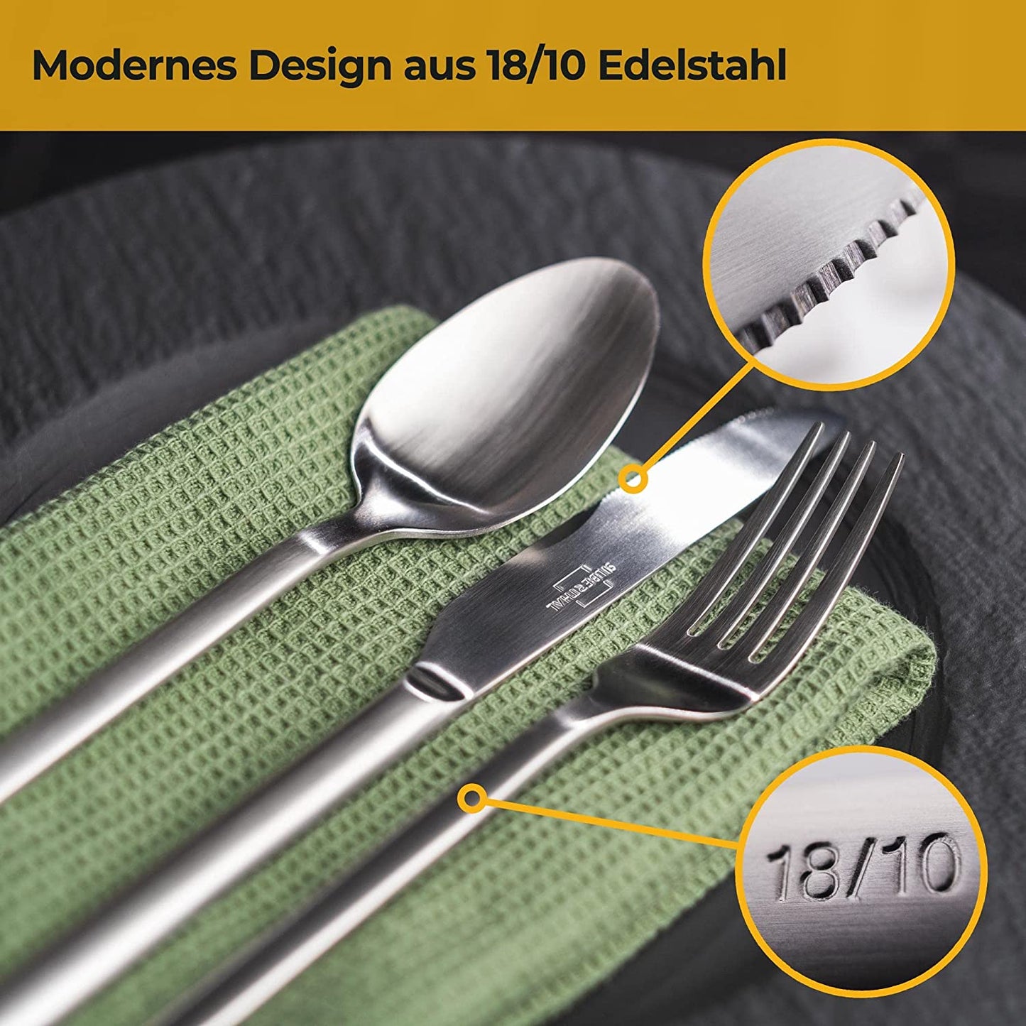 Silberthal Besteckset für 6 Personen