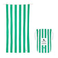 Dock & Bay Strandhandtuch – Cancun Green 160 x 90