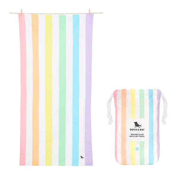 Dock & Bay Strandhandtuch – Unicorn Waves 160 x 90