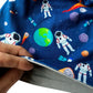 HECKBO Mütze & Schal Set Austronaut mit Vließ 2-6 Jahre