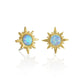 Namana Gold Sunburst Opal Ohrstecker