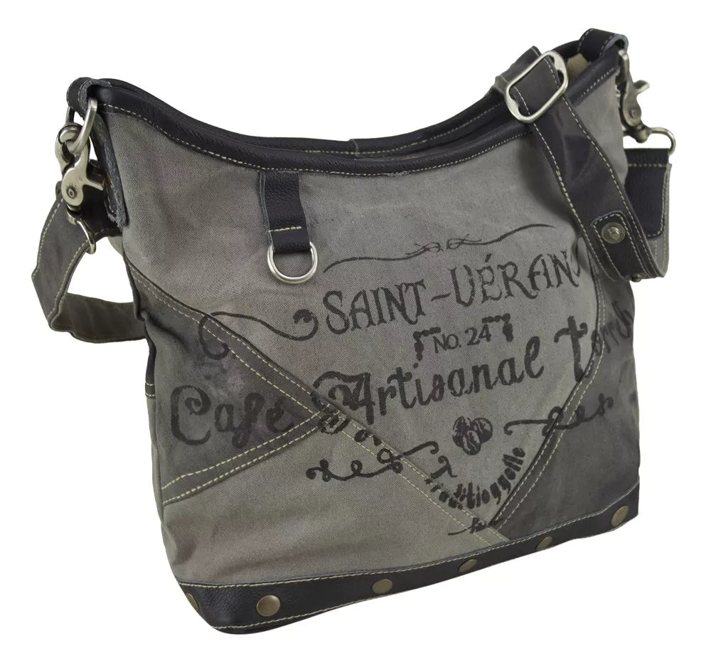 Sunsa Stone Washed Schultertasche