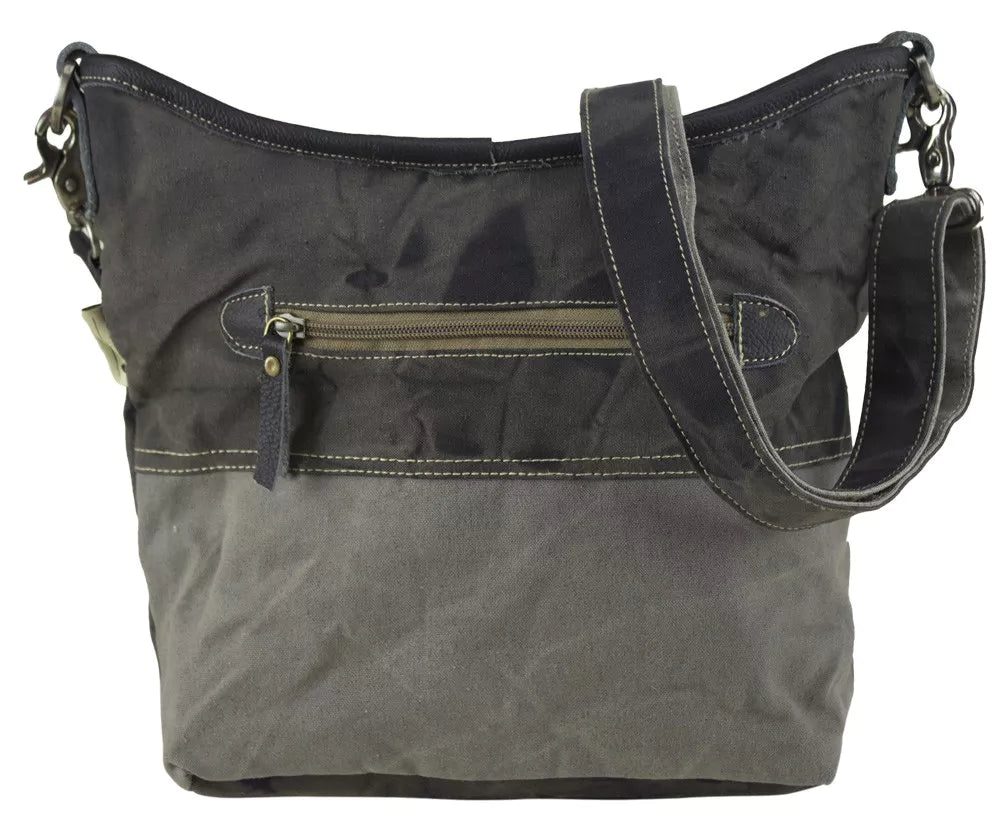 Sunsa Stone Washed Schultertasche