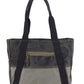 Sunsa Stone Washed Canvas - Grau-Schwarzer Shopper