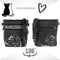 Sunsa Upcycling Damen Umhängetasche - Katzenmotiv
