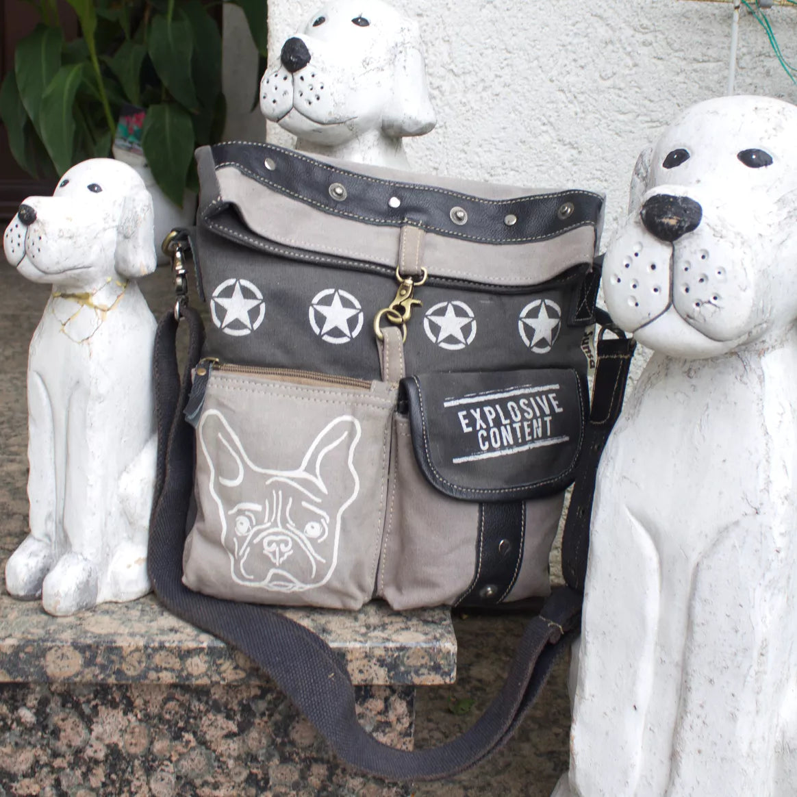 Sunsa Canvas Tasche - Hund