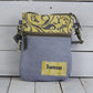 Sunsa Damen Umhängetasche aus Canvas & Recycelten Jeans