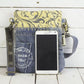 Sunsa Damen Umhängetasche aus Canvas & Recycelten Jeans