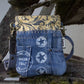 Sunsa Damen Umhängetasche aus Canvas & Recycelten Jeans
