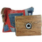 Sunsa Recycelte Jeanstasche in Rot