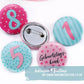 Papierdrachen Geburtstagskrone - Rosa - Set 1