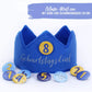 Papierdrachen Geburtstagskrone - Blau - Set 4