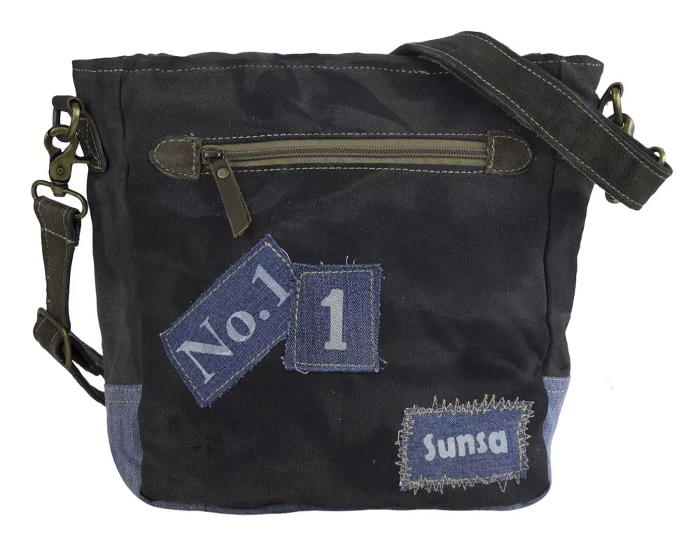 Sunsa Damen Messenger Tasche - blau