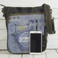 Sunsa Damen Messenger Tasche - blau