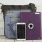 Sunsa Damen Messenger Tasche - blau