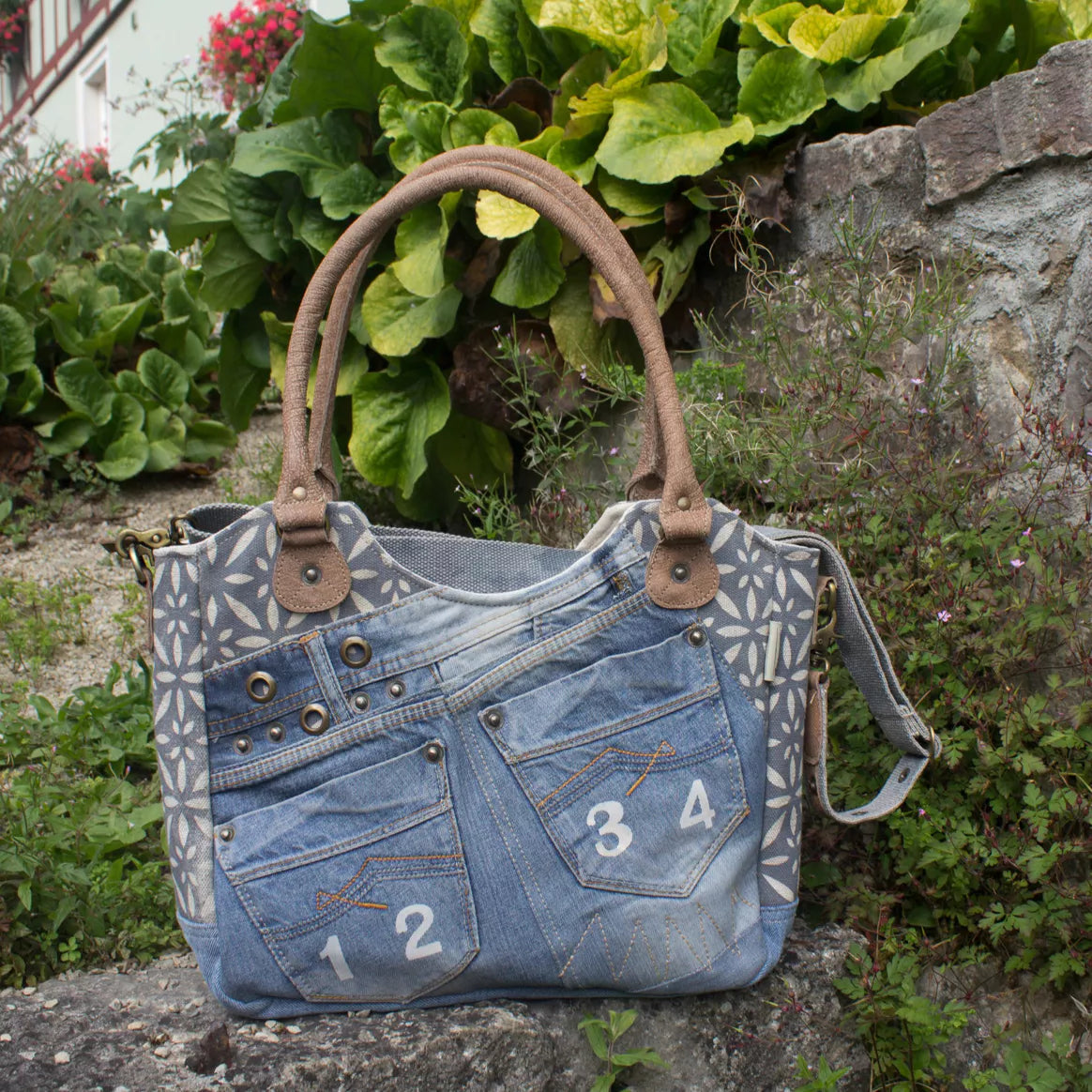 Sunsa Damen große Handtasche/Shopper