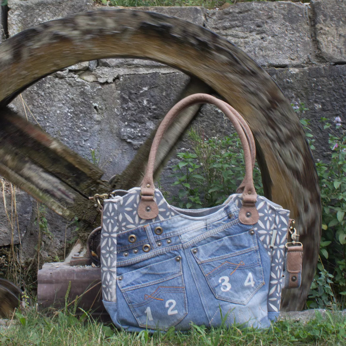Sunsa Damen große Handtasche/Shopper