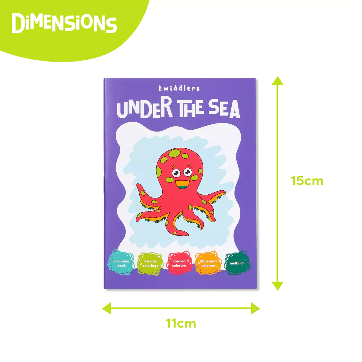 The Twiddlers 24 Mini-Malbücher für Kinder