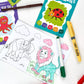 The Twiddlers 24 Mini-Malbücher für Kinder