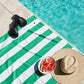 Dock & Bay Strandhandtuch – Cancun Green 160 x 90