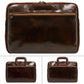 Time Resistance Leder Aktentasche "Brave New World"