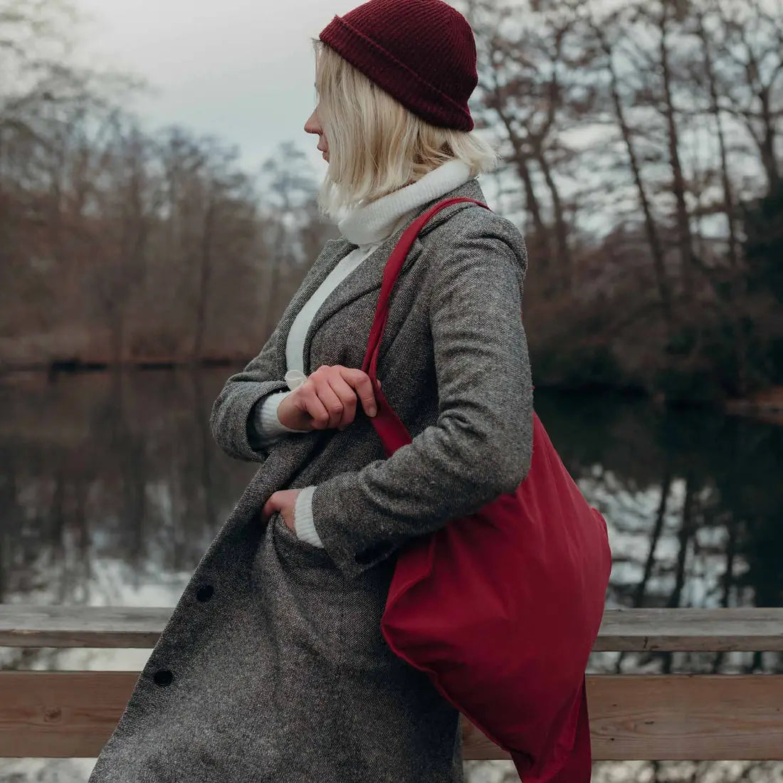 Notabag Original Weinrot - Tasche & Rucksack