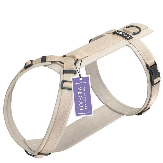 STUCH Hundegeschirr gepolstert - Beige L