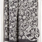 ZusenZomer Fouta Hammam Handtuch BLUME – 100x190 cm – Schwarz