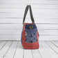 Sunsa Damen Große Crossbody Schultertasche rot/blau