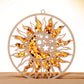 Raduly Suncatcher Bernstein – Sonne&Mond - D110mm