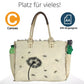 Sunsa Damen XXL Handtasche mit Pusteblume