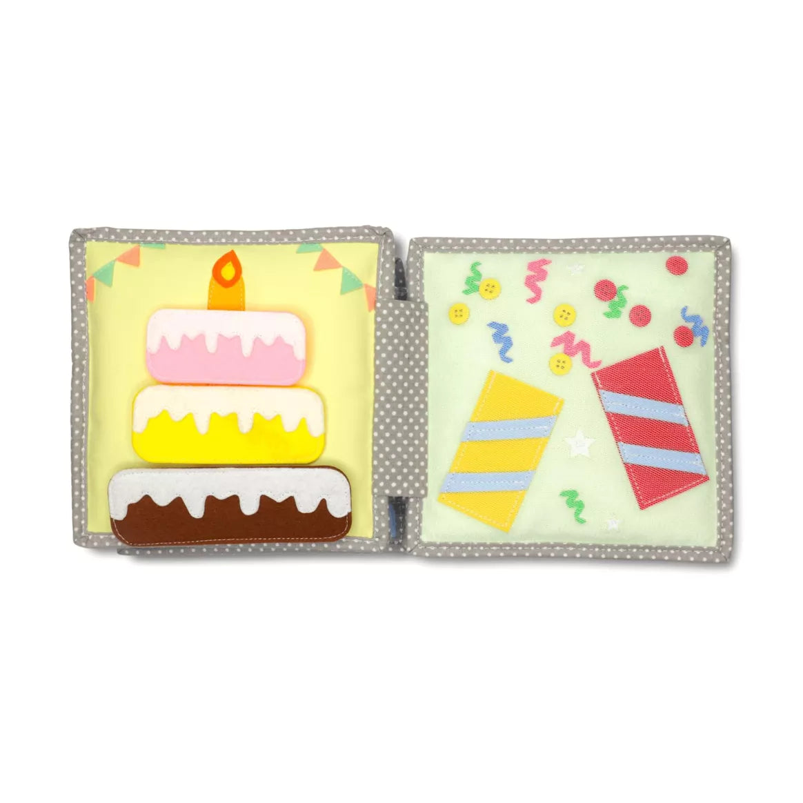 Jolly Designs Happy Bearsday - 6 Seiten Mini Quiet Book