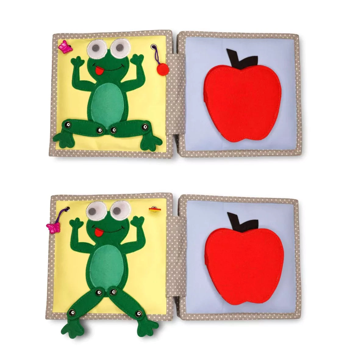 Jolly Designs Dösender Löwe – 6 Seiten Mini Quiet Book