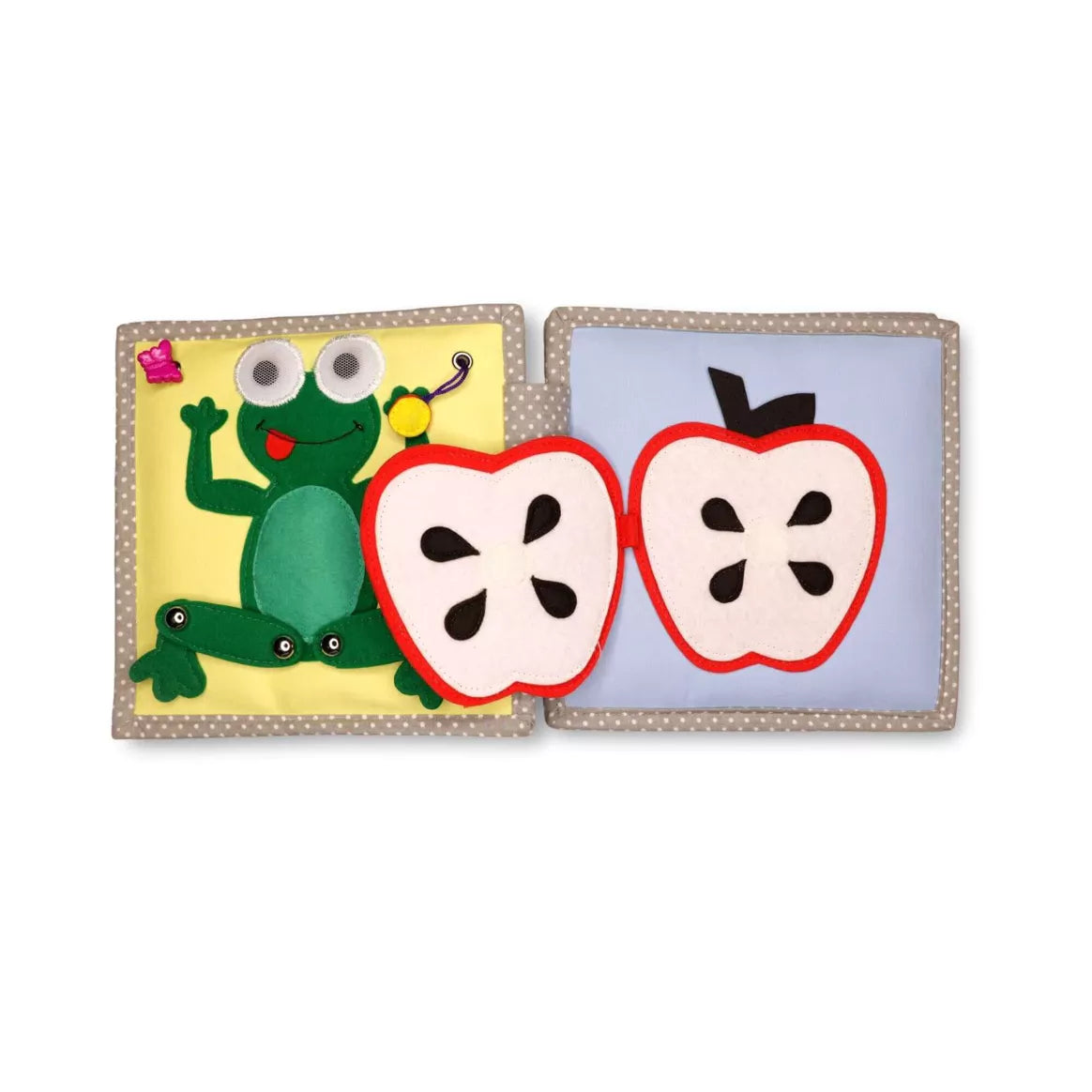 Jolly Designs Dösender Löwe – 6 Seiten Mini Quiet Book