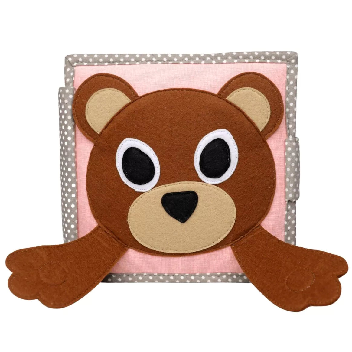 Jolly Designs Peek-a-Boo Stoffbuch für Kleinkinder
