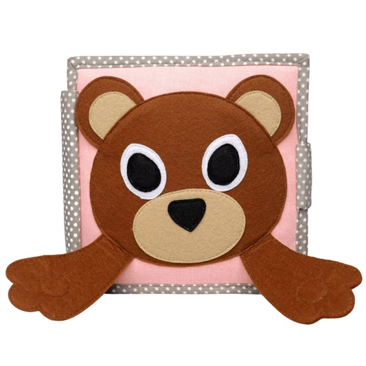 Jolly Designs Peek-a-Boo Stoffbuch für Kleinkinder